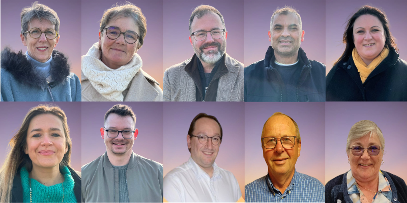 Le maire et ses adjoints