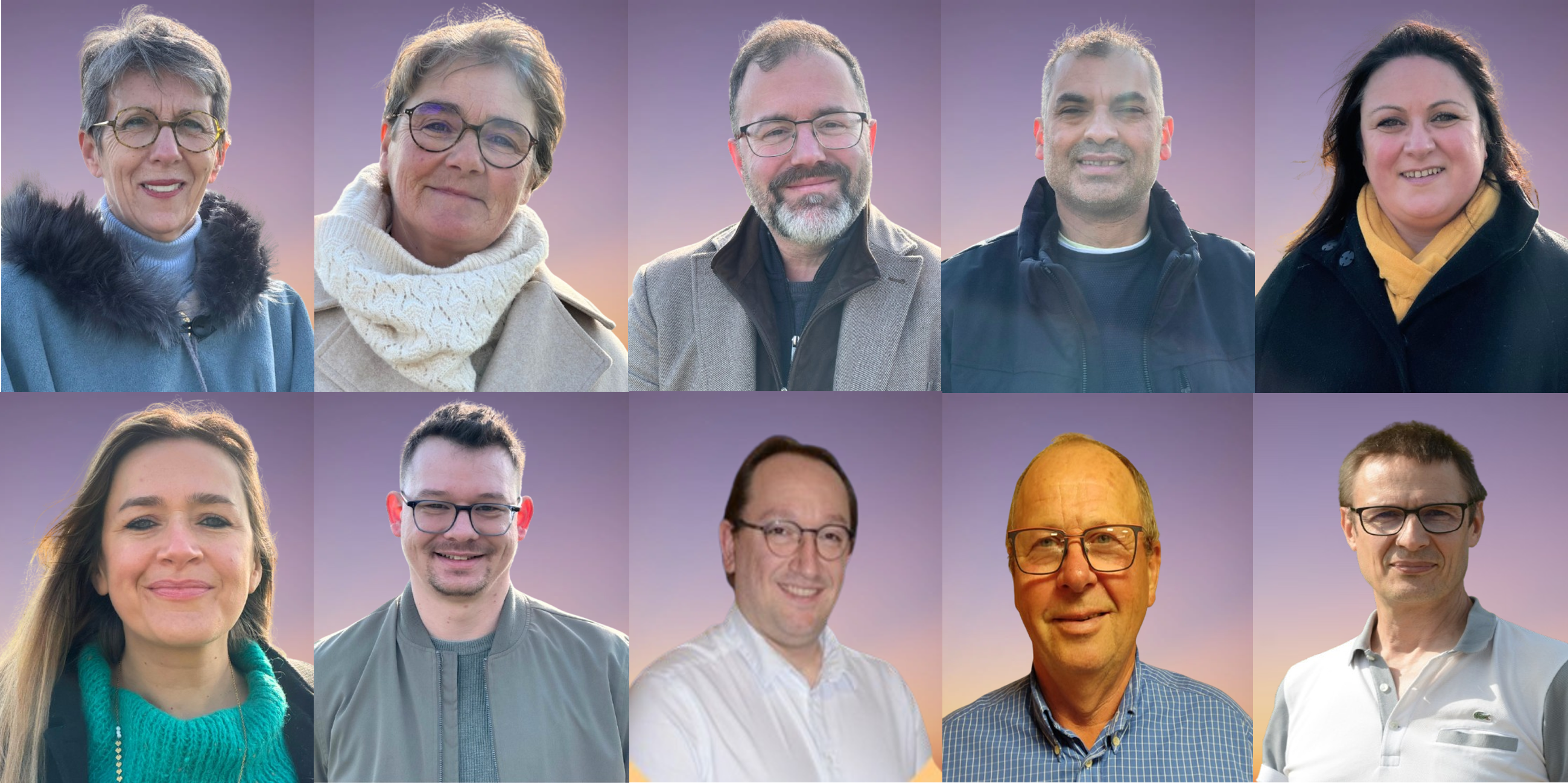 Le maire et ses adjoints