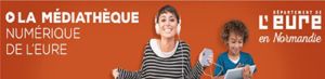 Visuel de la Médiathèque numérique de l'Eure